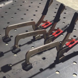FLATBED toogle clamp FL-Τ με μηχανισμό γρήγορης σύσφιξης και universal pin Φ16mm